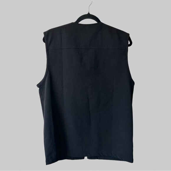 Mauvais Utility Cargo Vest In Black - Picture 2 of 11